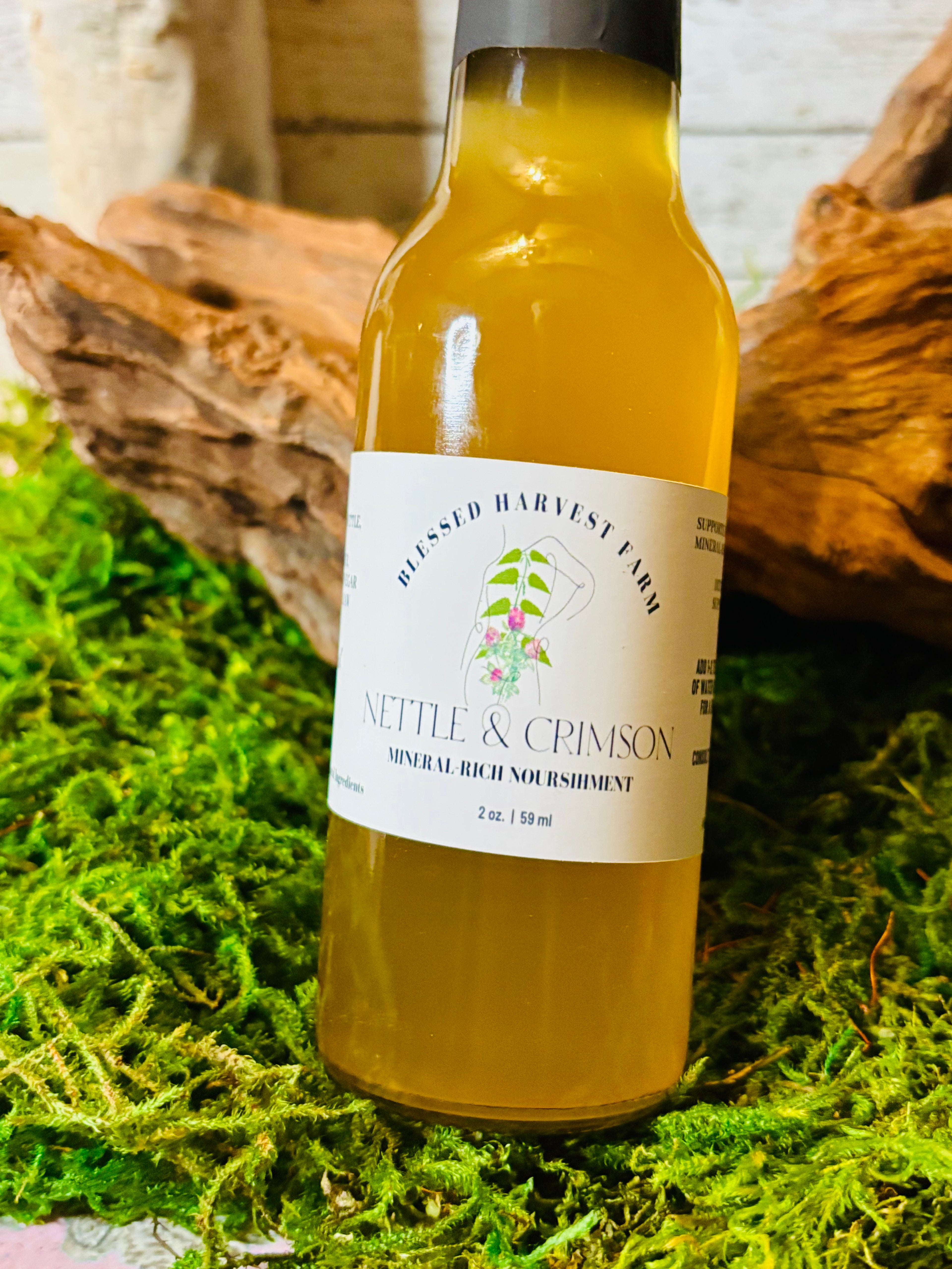 Nettle & Clover Oxymel - 5 oz