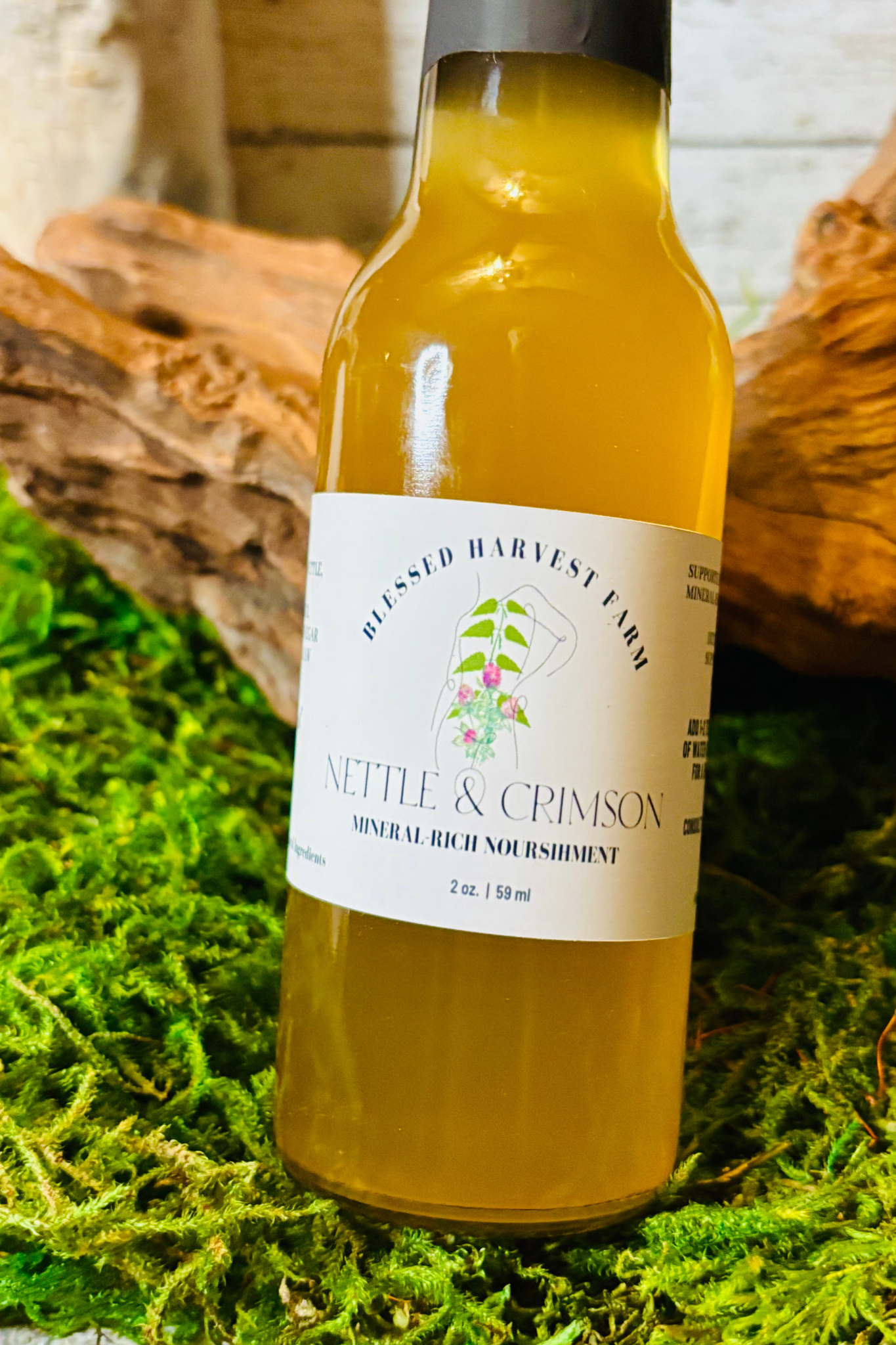 Nettle & Clover Oxymel - 5 oz